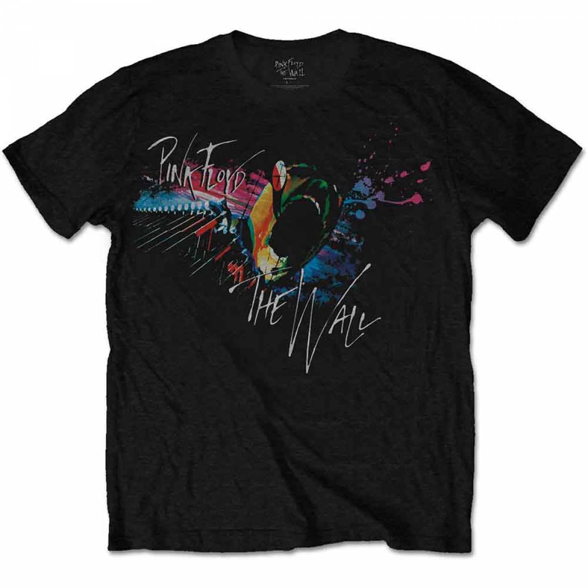 【予約商品】PINK FLOYD バンドTシャツ ユニセックス: The Wall Head Banga (Black) - BLACK