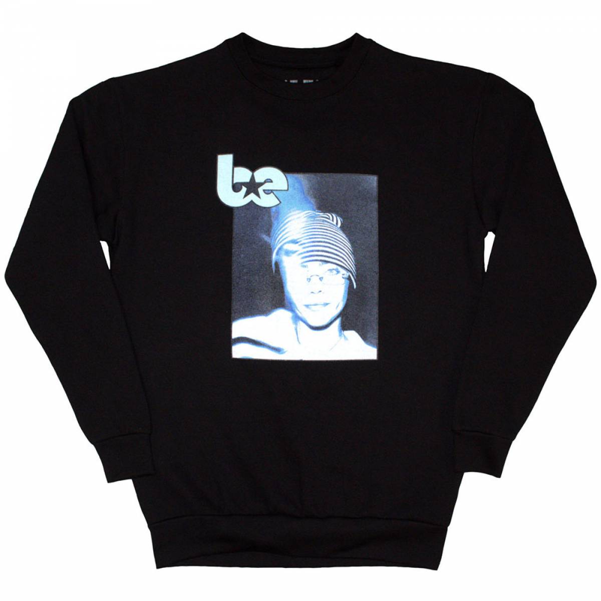 【予約商品】BILLIE EILISH Unisex Sweatshirt: Blue Hat Photo (Black) - BLACK