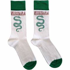 【予約商品】NIRVANA Unisex Ankle Socks: Serve The Servants (White) (UK Size 7 - 11)