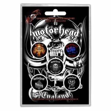 【予約商品】MOTORHEAD Button Badge Pack: England