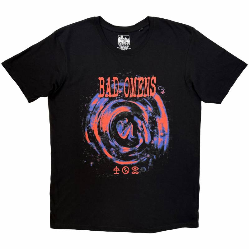 【予約商品】BAD OMENS バンドTシャツ ユニセックス: The Drain (Black)