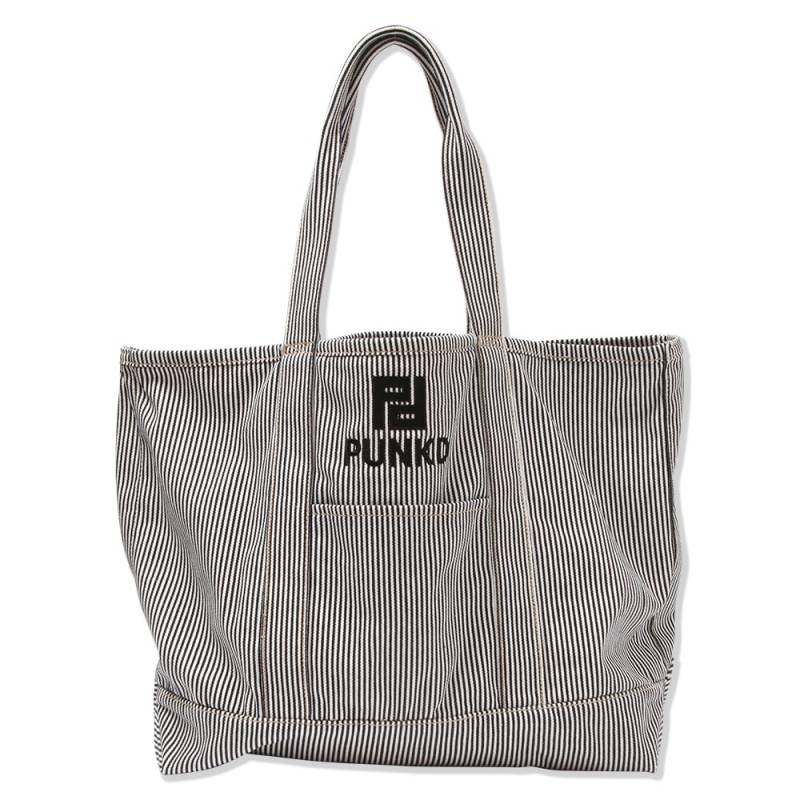 【予約商品】PUNK DRUNKERS (パンク・ドランカーズ) PD.BIGトートBAG - ヒッコリー