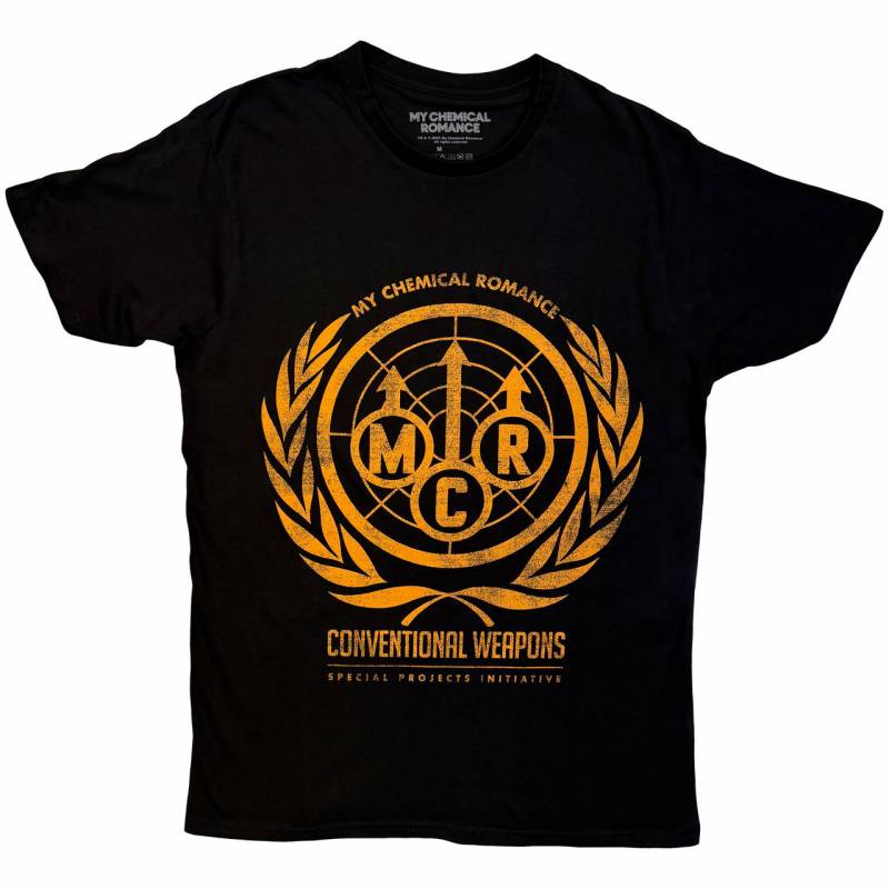 【予約商品】MY CHEMICAL ROMANCE バンドTシャツ ユニセックス: Conventional Weapons (Black)