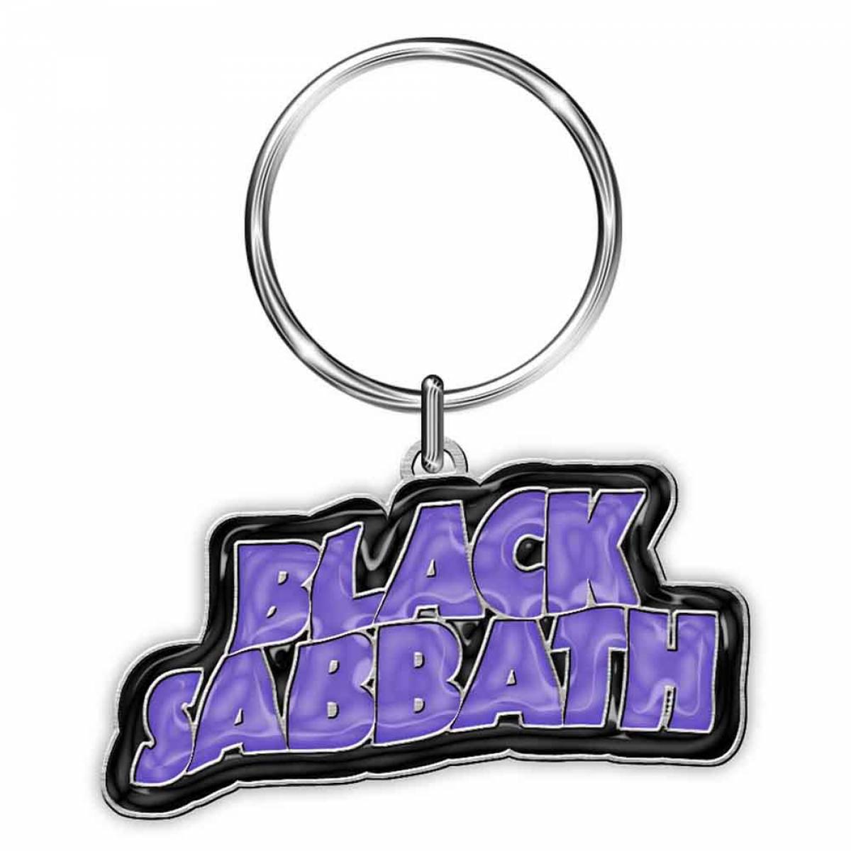【予約商品】BLACK SABBATH Keychain: Logo (Enamel In-Fill)