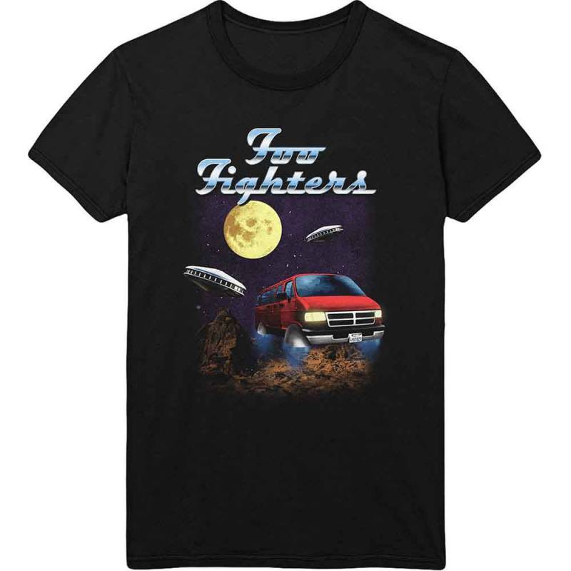 【予約商品】FOO FIGHTERS バンドTシャツ ユニセックス: Van Tour (Black)