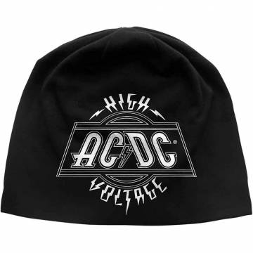 【予約商品】AC/DC Unisex Beanie Hat: Voltage (Black) - BLACK