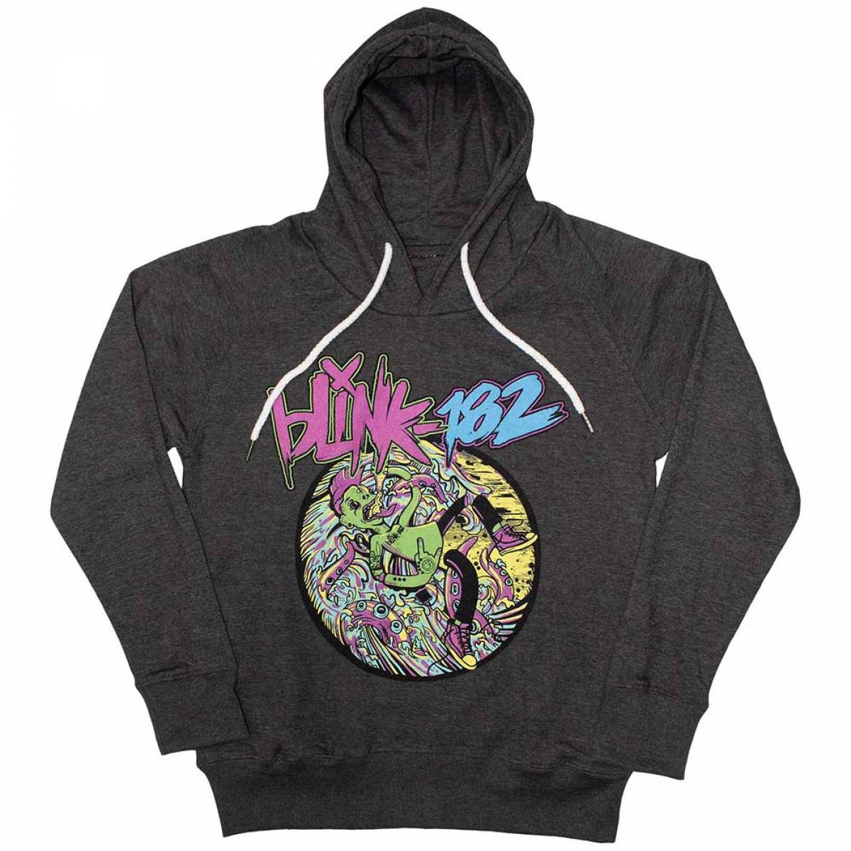 【予約商品】BLINK-182 Unisex Pullover Hoodie: Overboard Event - Gray