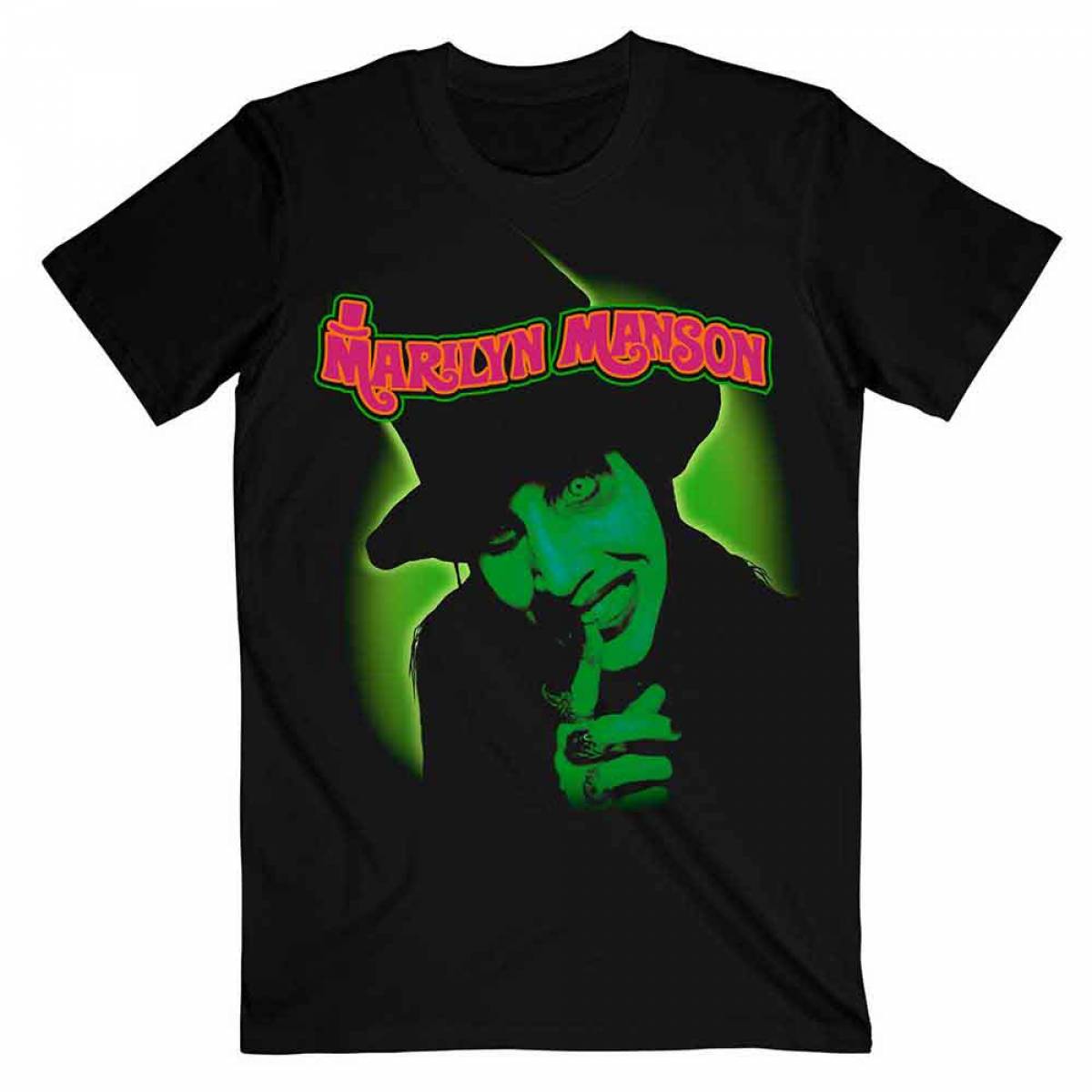 【予約商品】MARILYN MANSON バンドTシャツ ユニセックス: Smells Like Children (Black) - BLACK