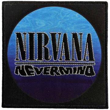 【予約商品】NIRVANA Standard Printed Patch: Nevermind Wavy Logo