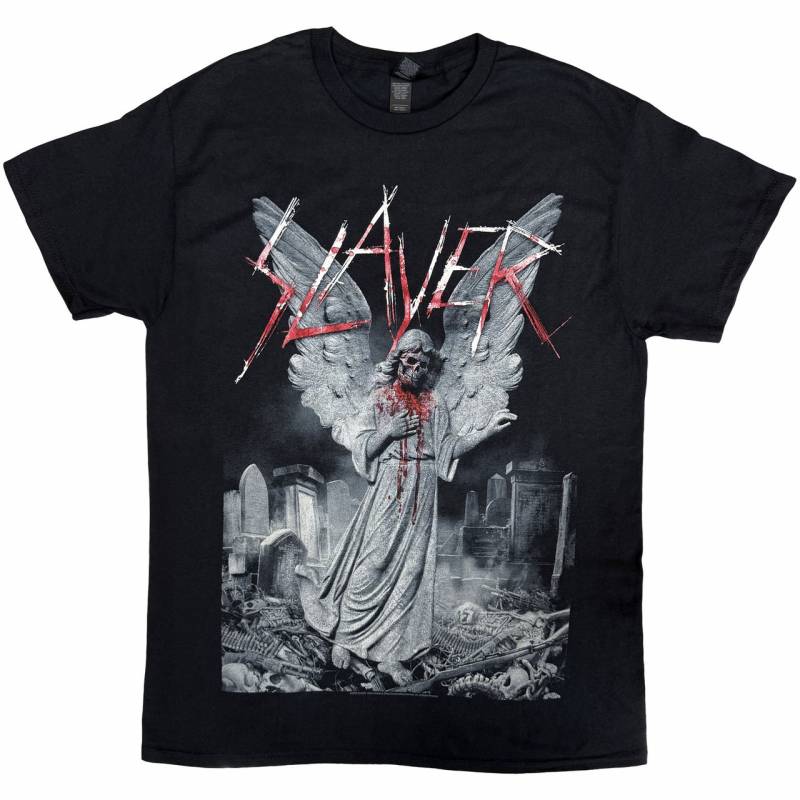 【予約商品】SLAYER バンドTシャツ ユニセックス: Gravestone Walks (Black)