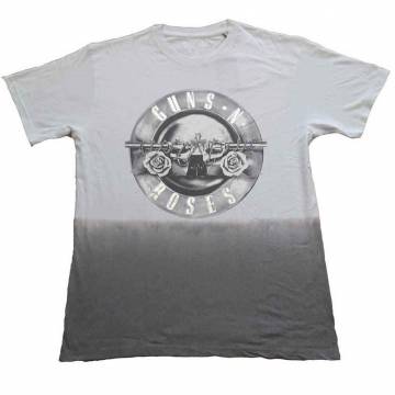 【予約商品】GUNS N' ROSES バンドTシャツ ユニセックス: Tonal Bullet Foiled Print (Grey) (Embellished) - GREY