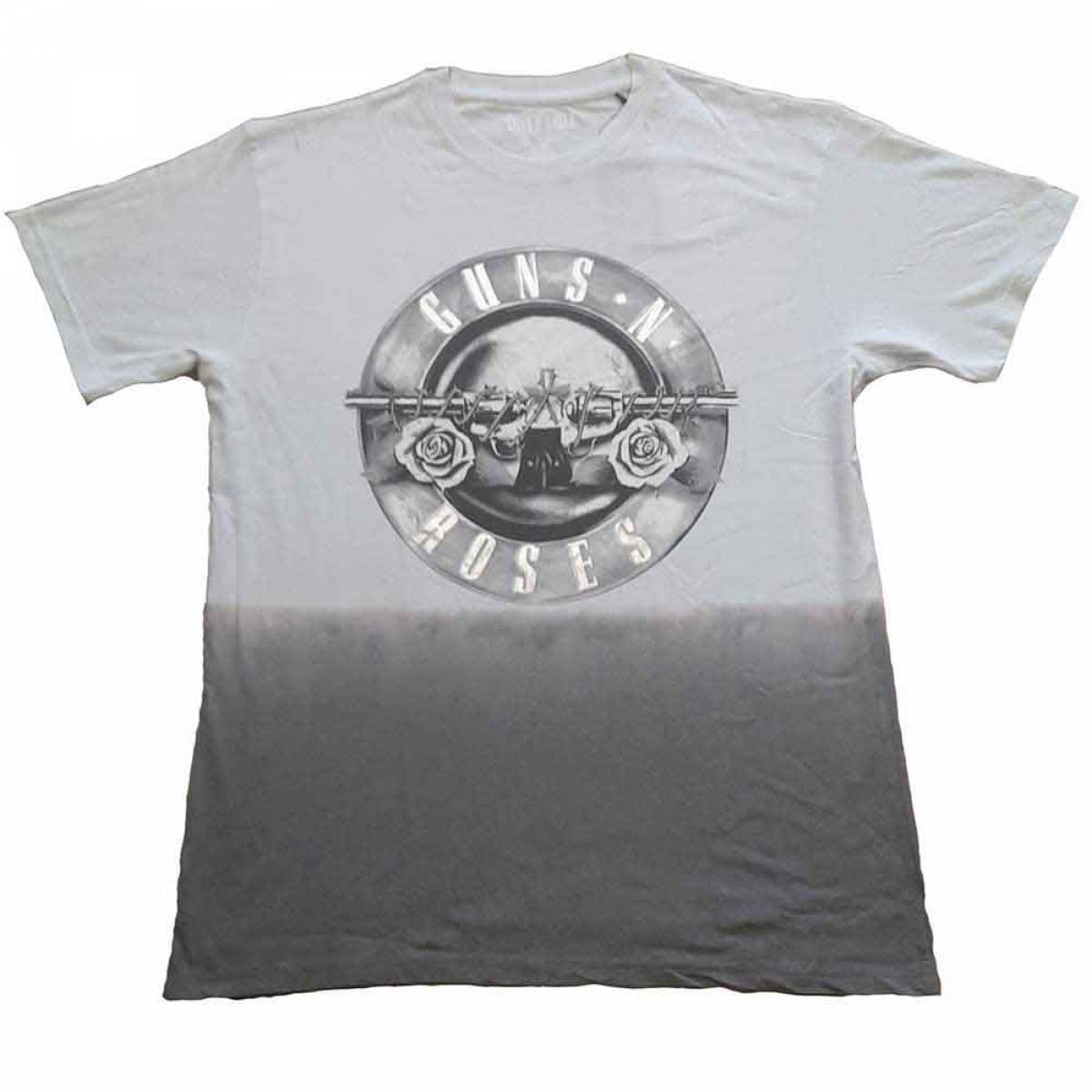 【予約商品】GUNS N' ROSES バンドTシャツ ユニセックス: Tonal Bullet Foiled Print (Grey) (Embellished) - GREY