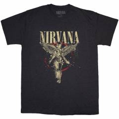 【予約商品】NIRVANA バンドTシャツ ユニセックス: In Utero (Grey)