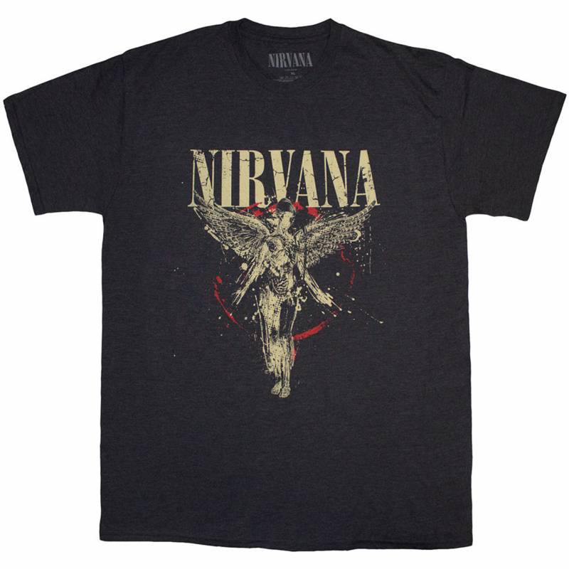 【予約商品】NIRVANA バンドTシャツ ユニセックス: In Utero (Grey)