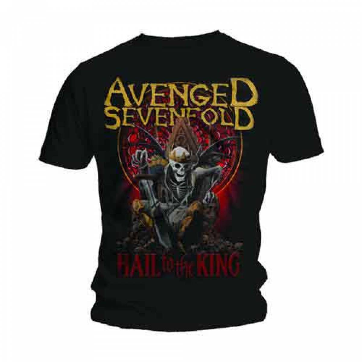 【予約商品】AVENGED SEVENFOLD バンドTシャツ ユニセックス: New Day Rises (Black) - BLACK