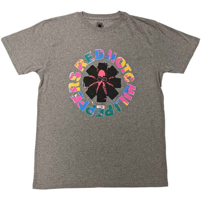 【予約商品】RED HOT CHILI PEPPERS バンドTシャツ ユニセックス: Octopus (Grey)
