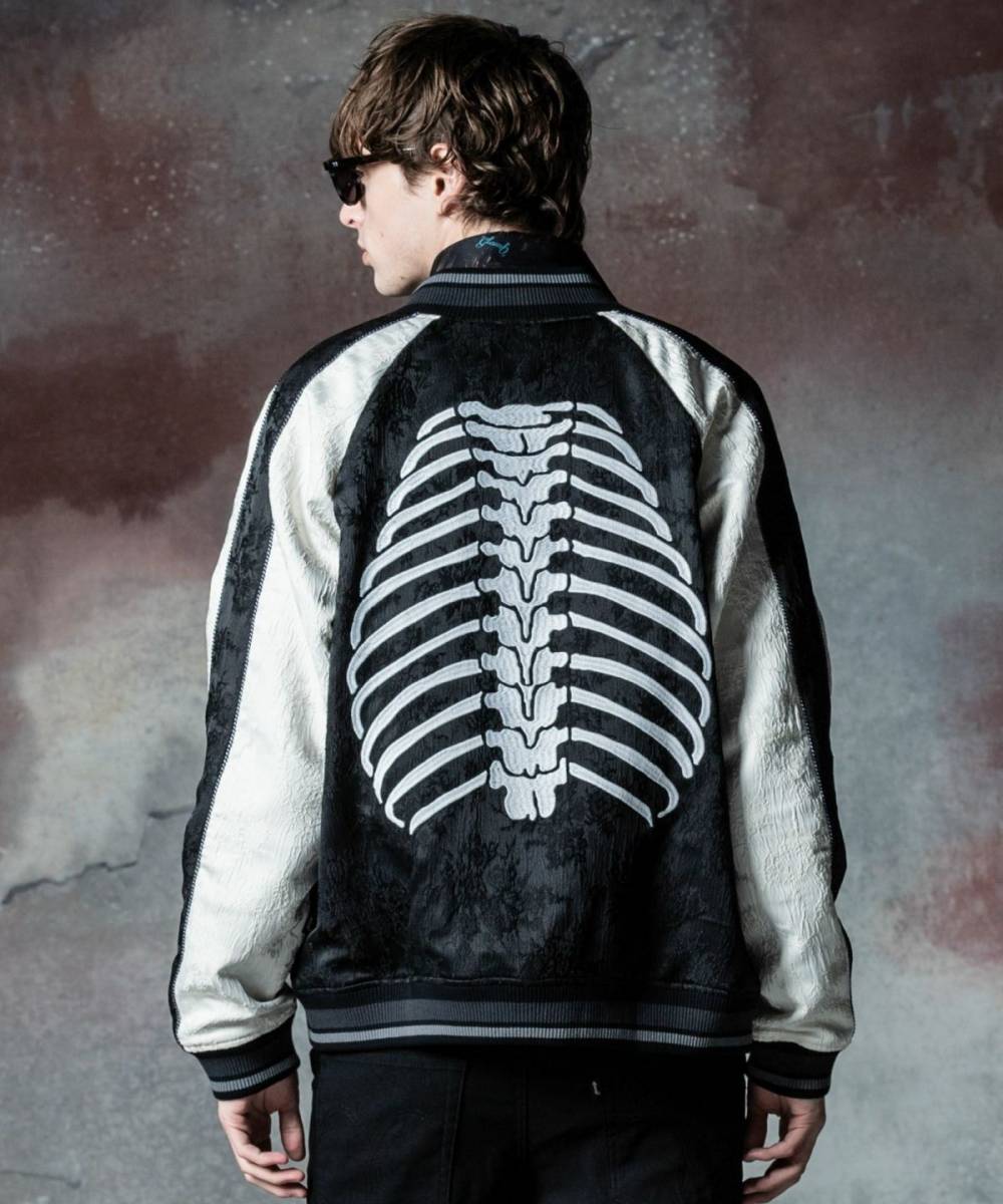 予約商品】glamb(グラム)GB0324/JKT04 : Skelton Ska Jumper 予約商品】glamb(グラム)GB0324/JKT04 : Skelton Ska Jumper