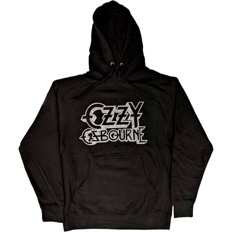 【予約商品】OZZY OSBOURNE Unisex Pullover Hoodie: Vintage Logo (Black)