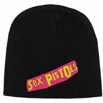 【予約商品】THE SEX PISTOLS Unisex Beanie Hat: Logo - BLACK
