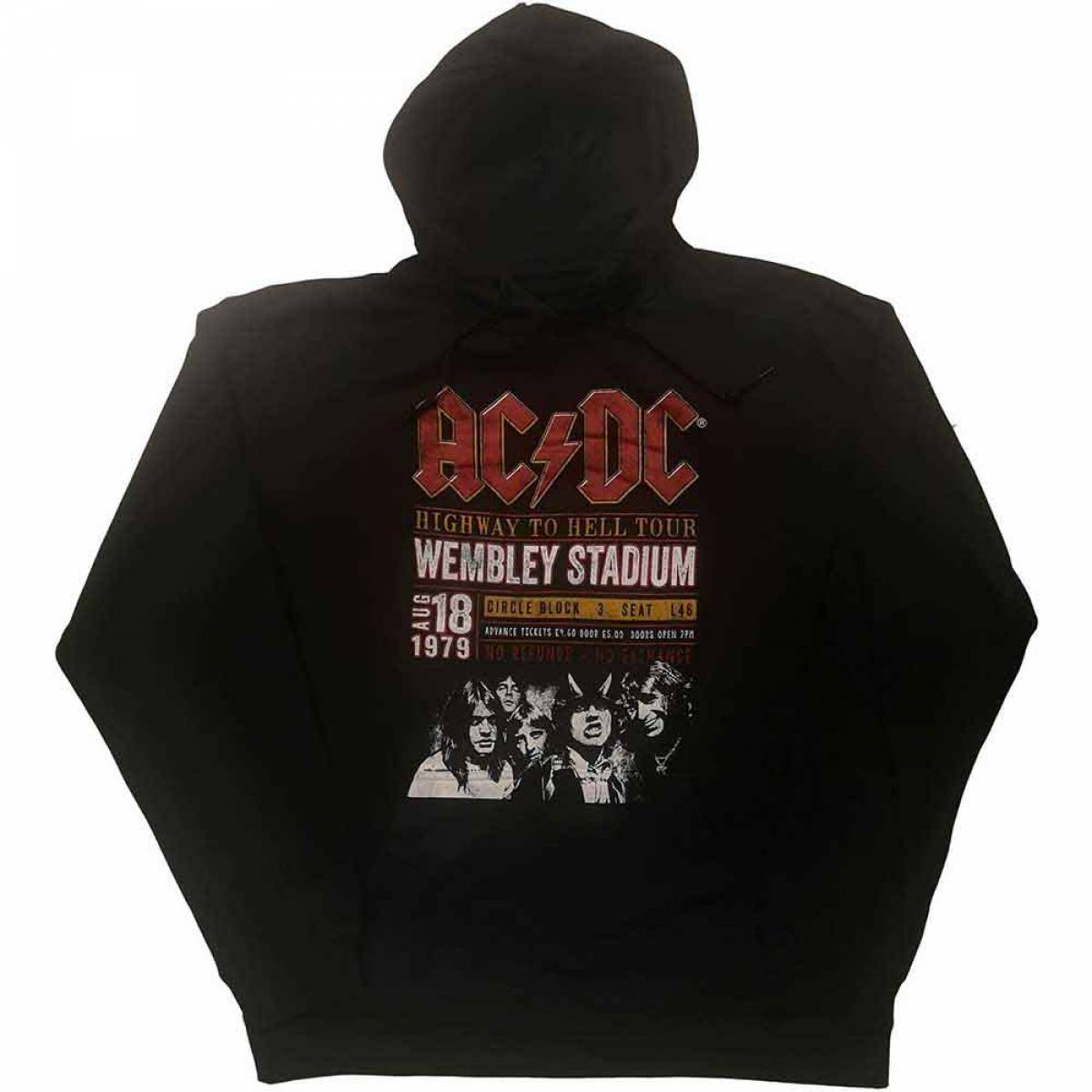 【予約商品】AC/DC Unisex Pullover Hoodie: Wembley '79