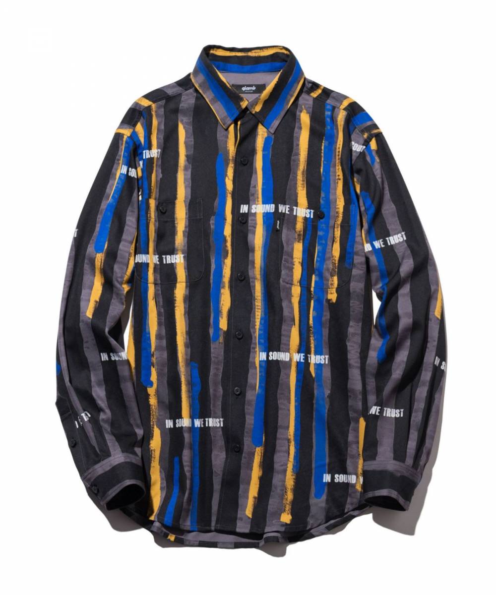 glamb Mary Stripe SH マリア ストライプ アナーキーシャツ glamb Mary Stripe SH マリア ストライプ アナーキーシャツ