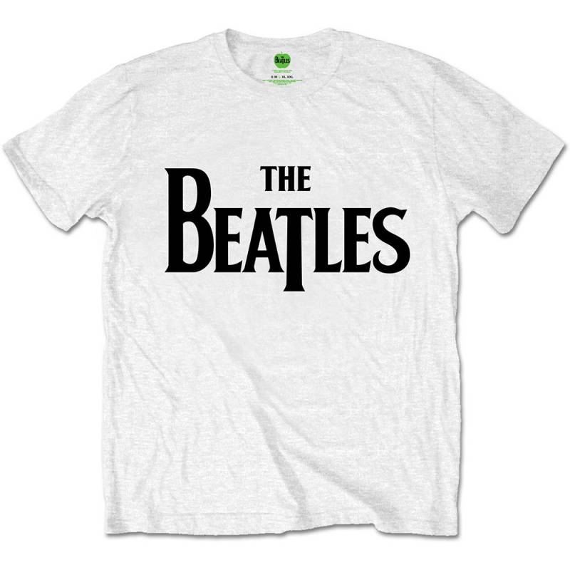 【予約商品】THE BEATLES バンドTシャツ ユニセックス: Drop T (White)
