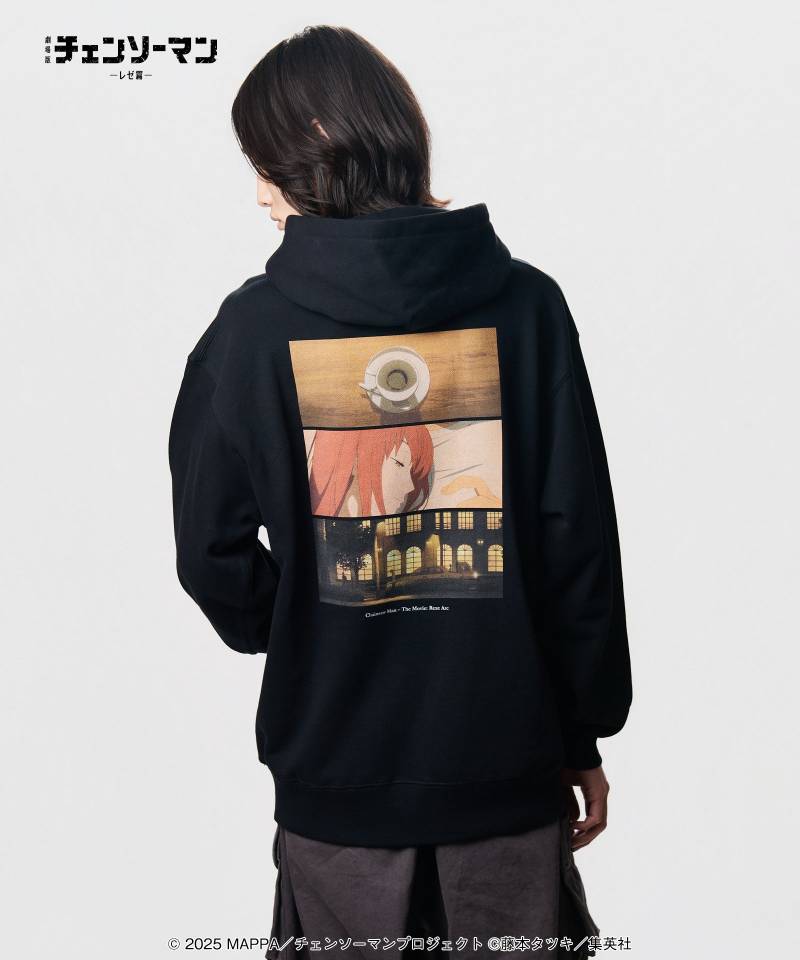 【予約商品】チェンソーマン×glamb(グラム) Denji ＆ Makima Hoodie / デンジ＆マキマ フーディ - Black