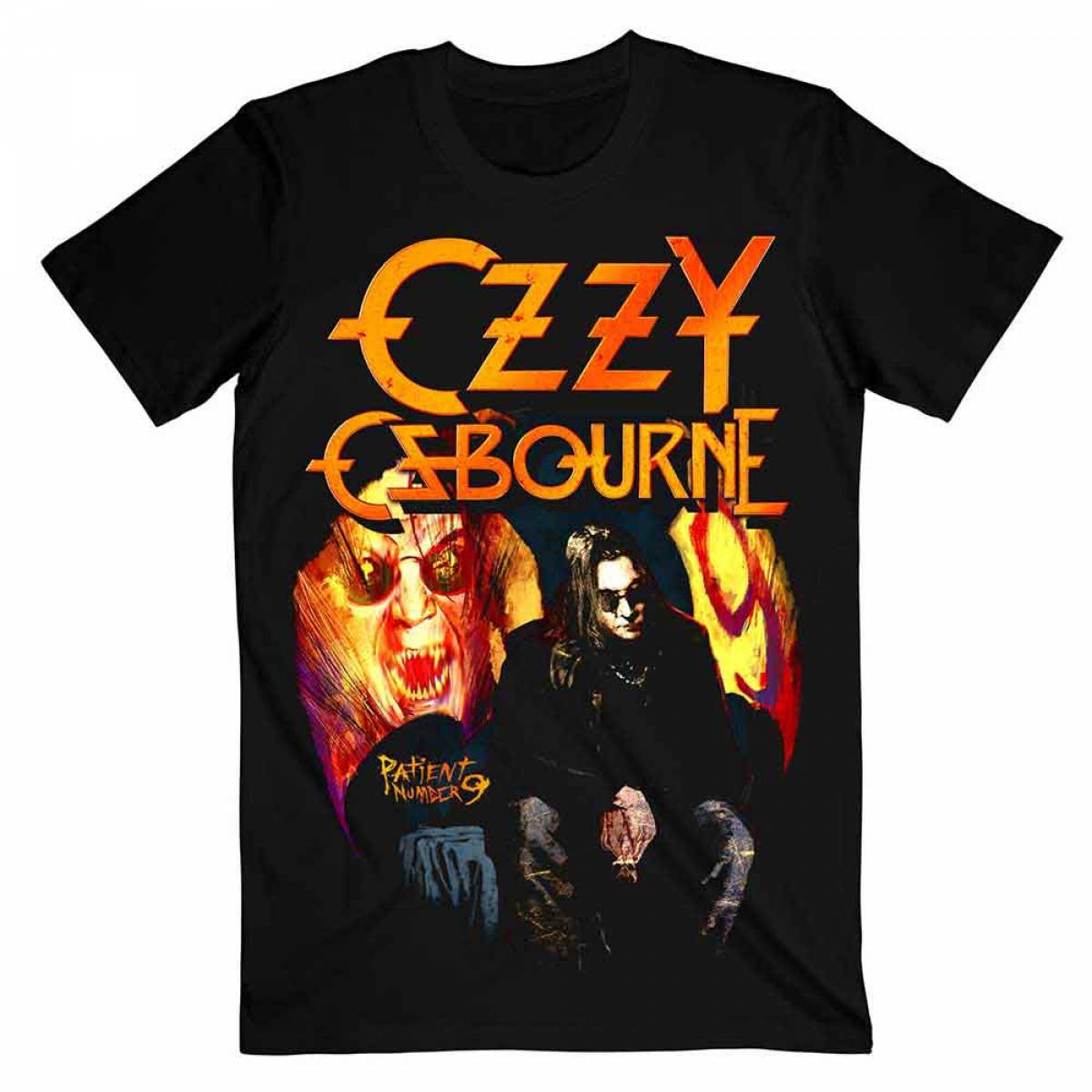 【予約商品】OZZY OSBOURNE バンドTシャツ ユニセックス: SD 9 (Black) - BLACK