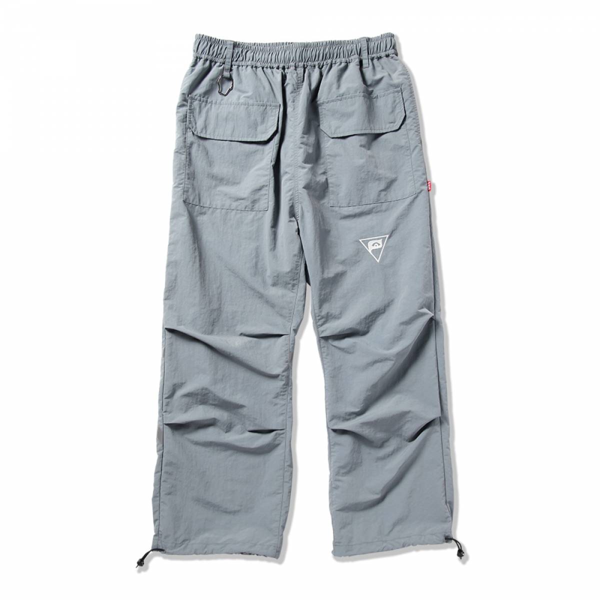 【予約商品】PUNK DRUNKERS (パンクドランカーズ) テックナイロンパンツ / 下 - GRAY