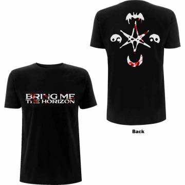 【予約商品】BRING ME THE HORIZON バンドTシャツ ユニセックス: Symbols (Black) (Back Print) - BLACK