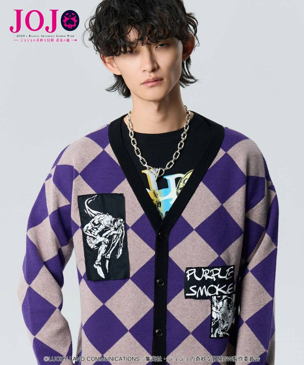 【予約商品】glamb(グラム)GB0125/JJ10 : Pannacotta Fugo’s Stand Cardigan - Purple