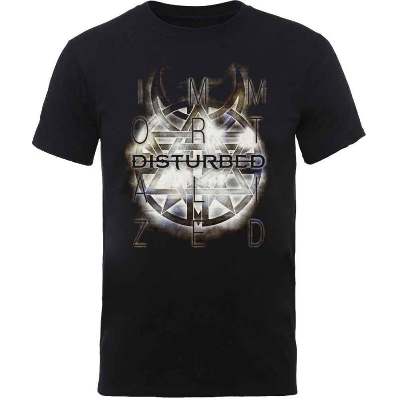 【予約商品】DISTURBED バンドTシャツ ユニセックス: Symbol (Black)
