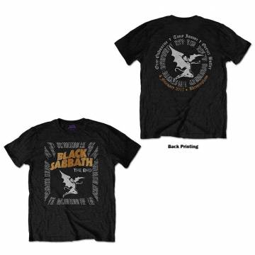 【予約商品】BLACK SABBATH バンドTシャツ ユニセックス: The End Demon (Back Print) - BLACK
