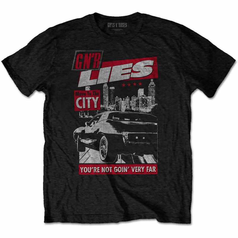 【予約商品】GUNS N' ROSES バンドTシャツ ユニセックス: Move to the City (Black)