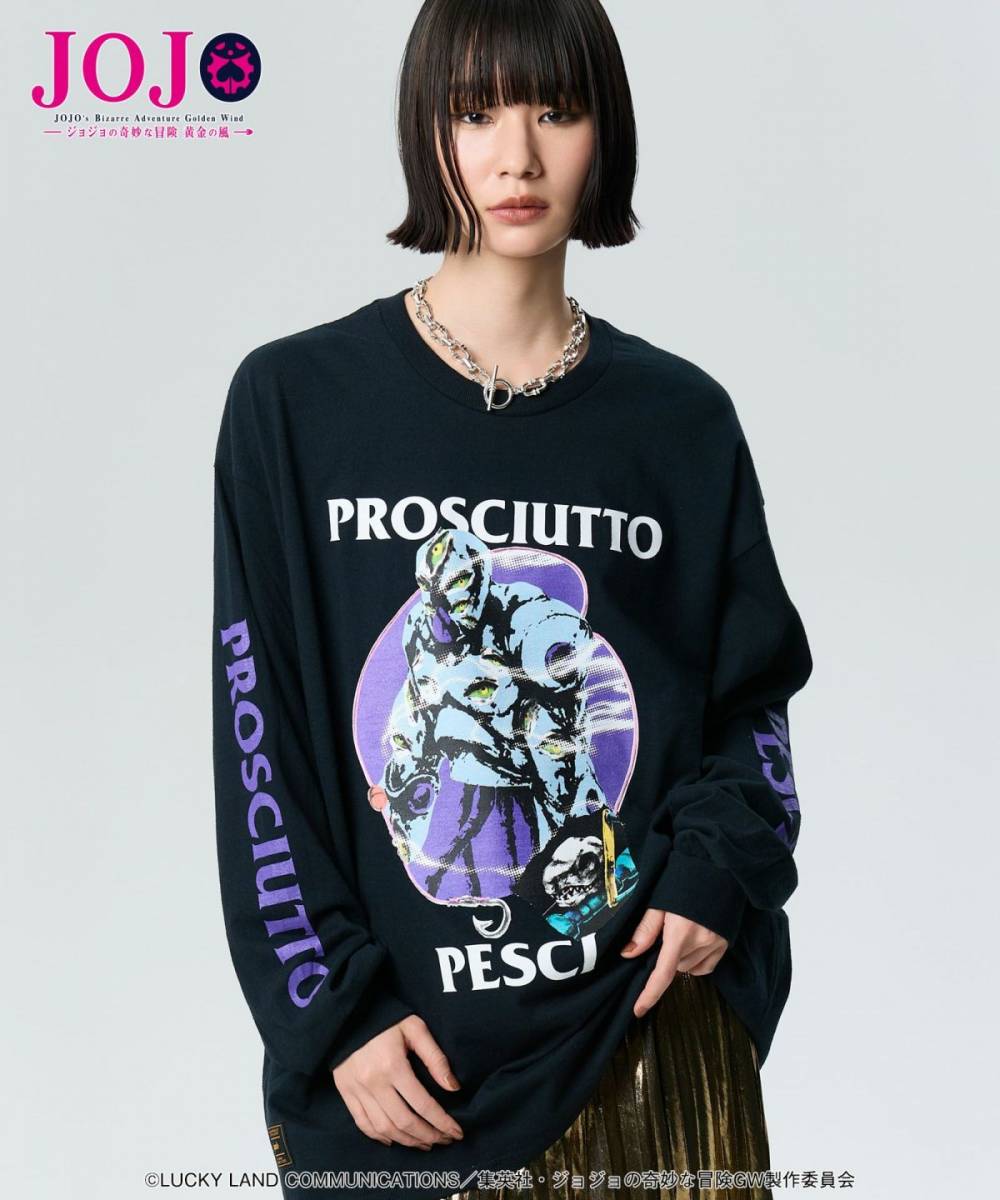 ジョジョの奇妙な冒険xglamb(グラGB0125/JJ16 : Prosciutto & Pesci’s Stand Cutsew - Black