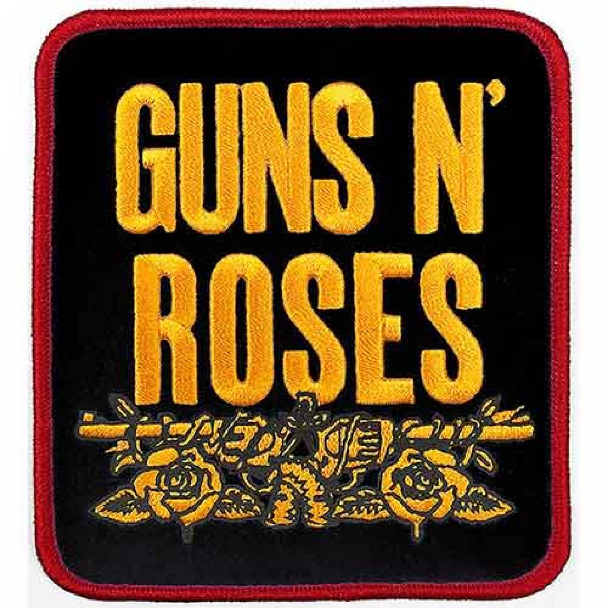 【予約商品】GUNS N' ROSES Standard Woven Patch: Stacked Black