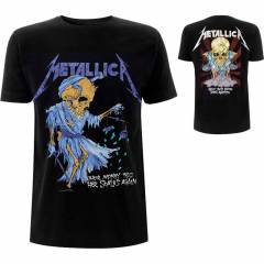 【予約商品】METALLICA バンドTシャツ ユニセックス: Doris (Black) (Back Print)