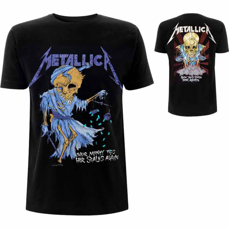 【予約商品】METALLICA バンドTシャツ ユニセックス: Doris (Black) (Back Print)