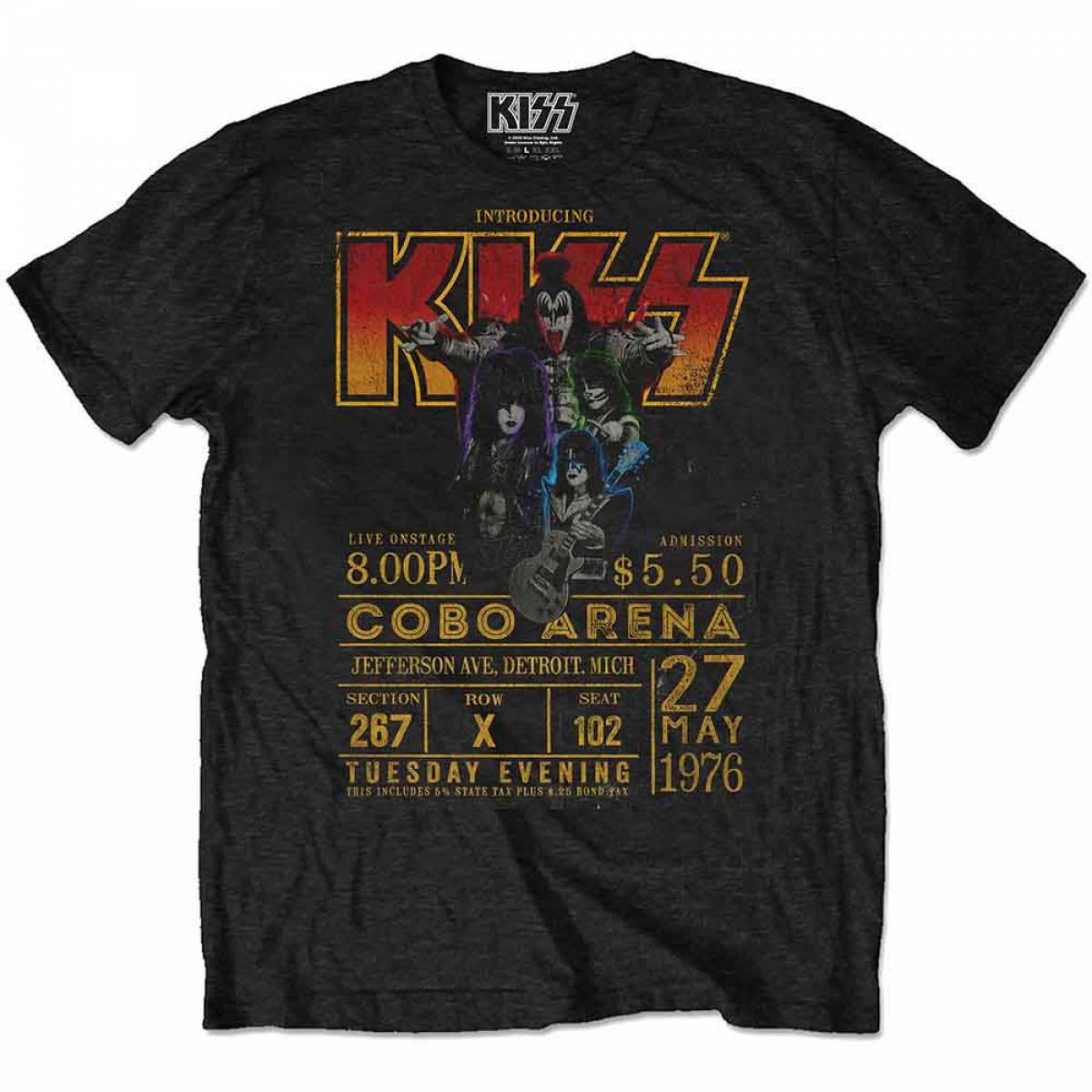 【予約商品】KISS ユニセックスTシャツ: Cobo Arena '76 (Eco-Friendly)