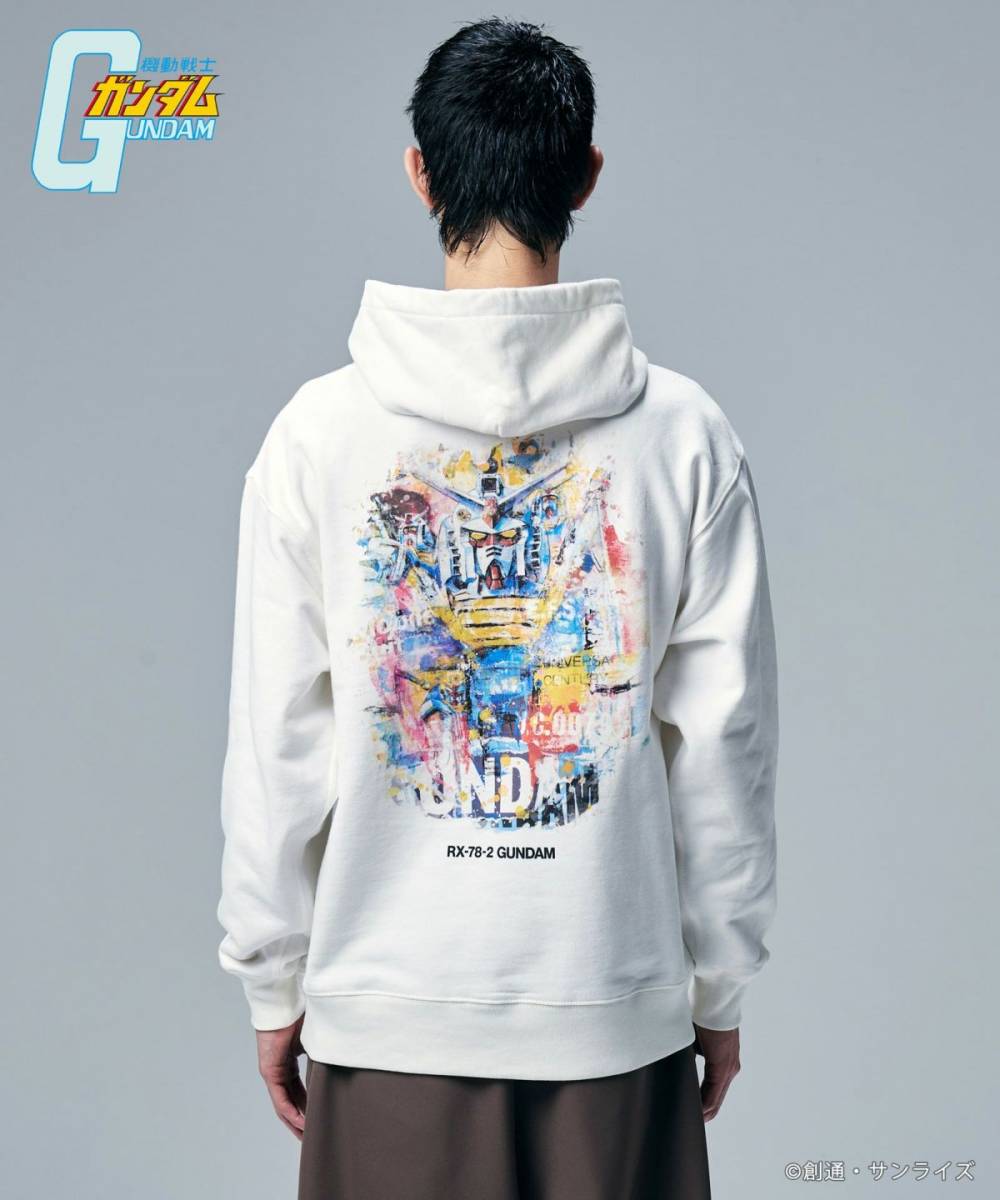 【予約商品】glamb(グラム) × STRICT-G GB0124/GD02 : RX-78-2 Gundam Hoodie White