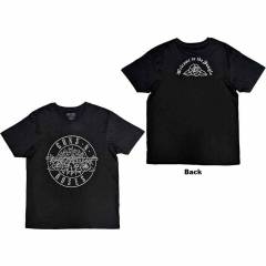 【予約商品】GUNS N' ROSES バンドTシャツ ユニセックス: Classic Bullet Mono (Black) (Back Print)