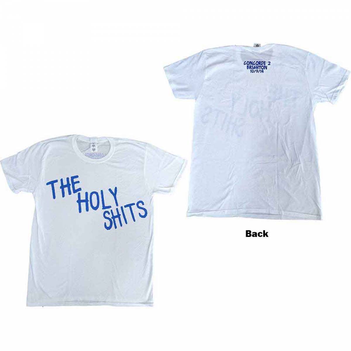 【予約商品】FOO FIGHTERS ユニセックスTシャツ: The Holy Shits Brighton 2014 (Ex-Tour & Back Print) (Large)