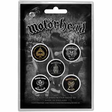 【予約商品】MOTORHEAD Button Badge Pack: Clean Your Clock