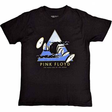 【予約商品】PINK FLOYD バンドTシャツ ユニセックス: Melting Clocks (Black) - BLACK