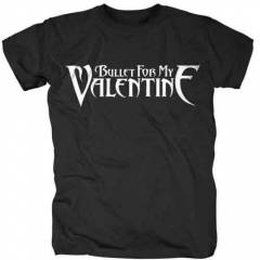 【予約商品】BULLET FOR MY VALENTINE バンドTシャツ ユニセックス: Logo 2 (Black) - BLACK