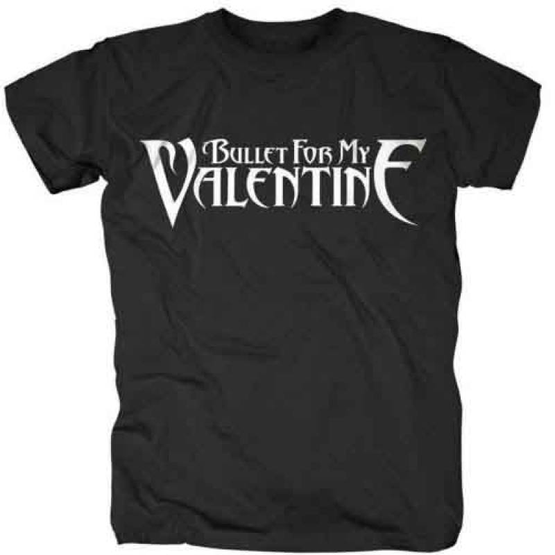 【予約商品】BULLET FOR MY VALENTINE バンドTシャツ ユニセックス: Logo 2 (Black) - BLACK