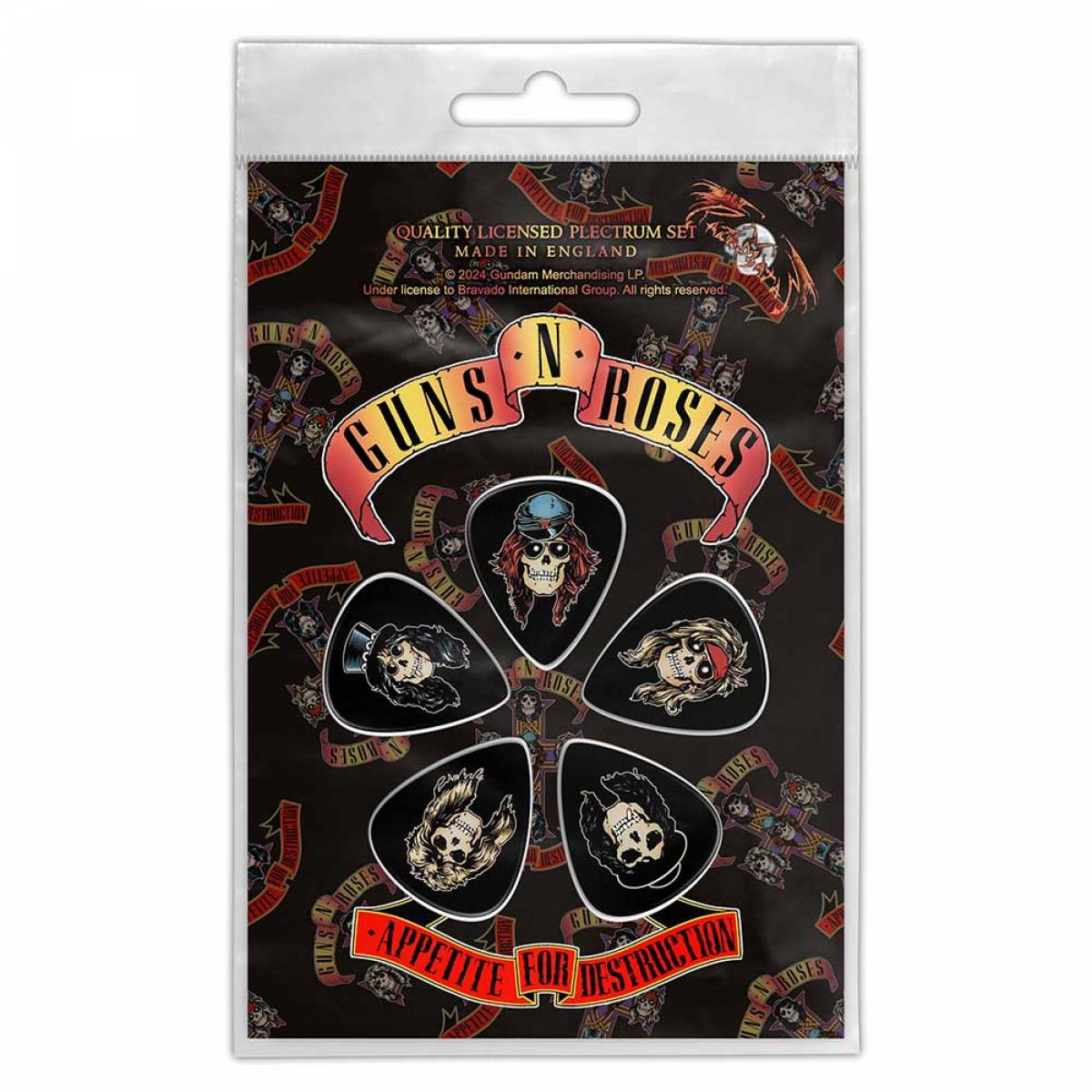 【予約商品】GUNS N' ROSES Plectrum Pack: Appetite For Destruction