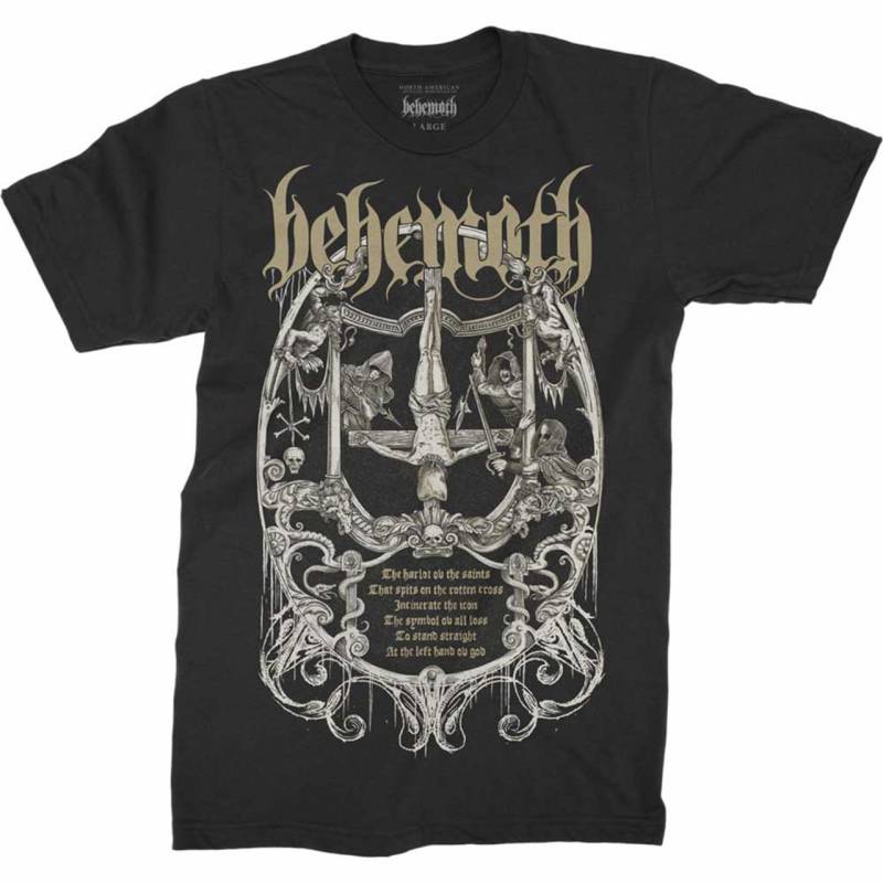 【予約商品】BEHEMOTH バンドTシャツ ユニセックス: Harlot (Black)