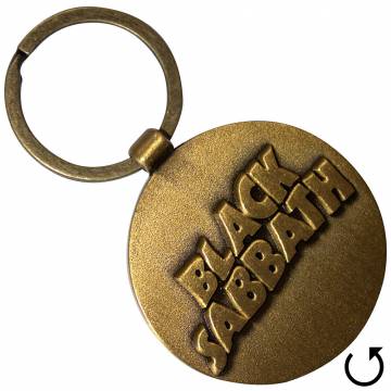 【予約商品】BLACK SABBATH Keychain: 3D Wavy Logo (Double Sided)