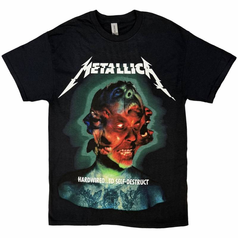 【予約商品】METALLICA バンドTシャツ ユニセックス: Hardwired Album Cover (Black)